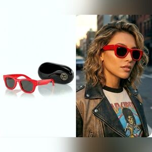 Ray-Ban A$AP ROCKY WAYFARER PUFFER Red Sunglasses Model code RB4940 683187 47-23